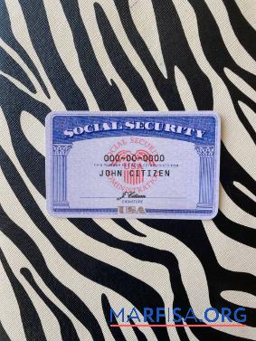 Blank USA SSN photolook zebra background example